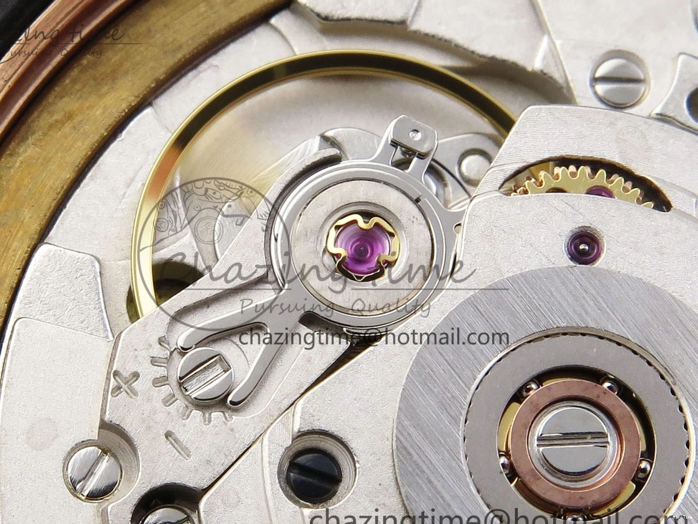 MiroTime 0413 Sophisticated Day Date 36 RG RAF 1:1 Best Edition Green Stone Dial on RG Bracelet A 1846